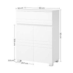 Artenat Koupelnová skříňka Santiago, 80 cm, bílá