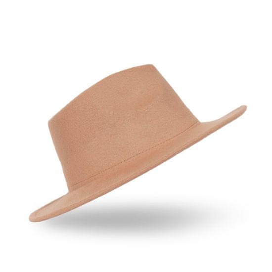 Aleszale Velký elegantní klasický plstěný klobouk pro muže a ženy - šedá