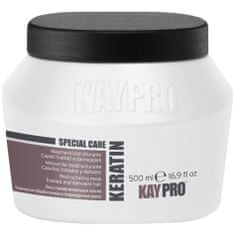 KayPro Keratin Special Care - regenerační maska s keratinem, eliminuje krepatění, usnadňuje rozčesávání, 500ml