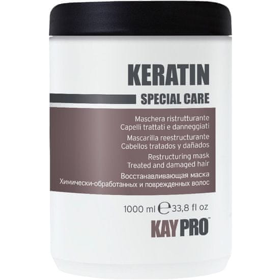 KayPro Keratin Special Care - regenerační maska s keratinem, dodává vlasům neuvěřitelný lesk, usnadňuje rozčesávání vlasů, 1000ml