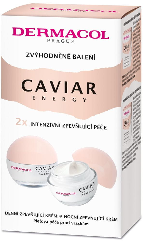 Levně Dermacol Duopack Caviar energy denní + noční krém 50 + 50 ml