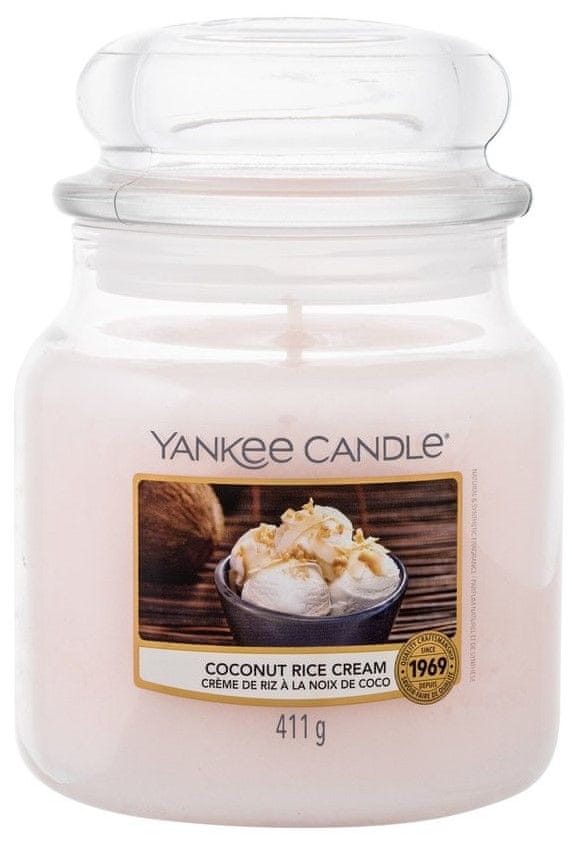 Levně Yankee Candle Classic Medium Coconut Rice Cream