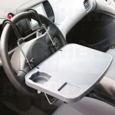 CarPoint Multifunkční podložka / držák na notebook - na volant a opěrky hlavy
