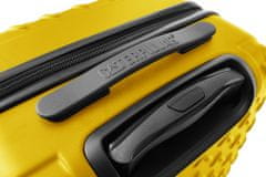 Caterpillar cestovní kufr Industrial Plate, 92 L - žlutý