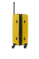 Caterpillar cestovní kufr Industrial Plate, 92 L - žlutý