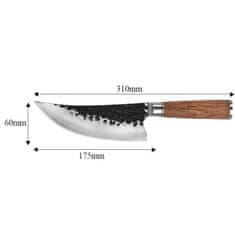 IZMAEL Kuchyňský nůž Sagamihara-Hnědá KP27610