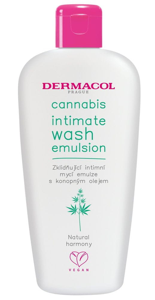 Levně Dermacol Cannabis intimní mycí emulze 200 ml