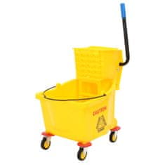 Vidaxl Úklidový vozík s kbelíkem na mop polypropylen
