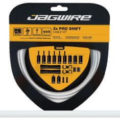 Jagwire Pro Shift Kit PCK504 - 2x řadící sada Shimano, Sram, délka lanka 2800 a 2300 mm, bílá