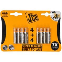 HJ  Baterie AAA/LR03 JCB SUPER ALKALINE 8ks (blistr)