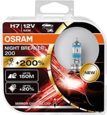 Osram OSRAM H7 64210NB200-HCB NIGHT BREAKER 200 plus 200procent 55W