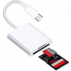 CO2 Adaptér, čtečka karet, USB-C, micro SD/TF CO2-0091