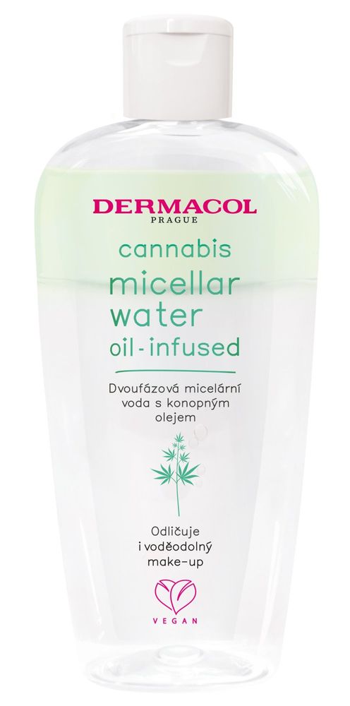 Dermacol Cannabis dvoufázová micelární voda 200 ml