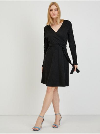 Orsay Černé dámské svetrové šaty ORSAY