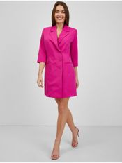 Orsay Tmavě růžové dámské šaty ORSAY XL