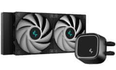 DEEPCOOL vodní chladič LE520 / 2x120 mm fan / ARGB / Intel i AMD (LGA1700)