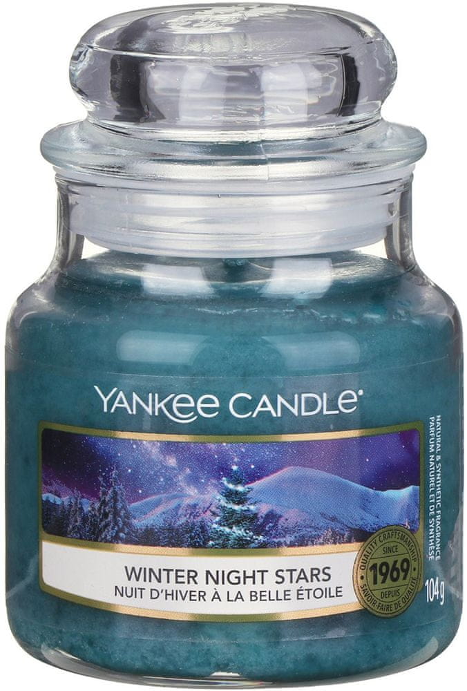 Levně Yankee Candle Vonná svíčka Winter Night Stars Classic malý