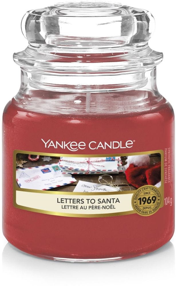 Levně Yankee Candle Vonná svíčka Letters To Santa Classic malý