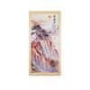 Asijský obraz v dřevěném rámu 120 x 60 cm - Borovice na úpatí