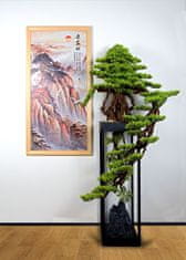 Bondek Asijský obraz v dřevěném rámu 120 x 60 cm - Borovice na úpatí