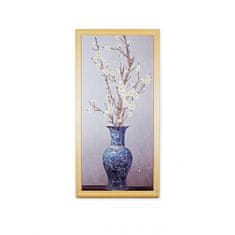 Bondek Asijský obraz v dřevěném rámu 120 x 60 cm - Sladká zima