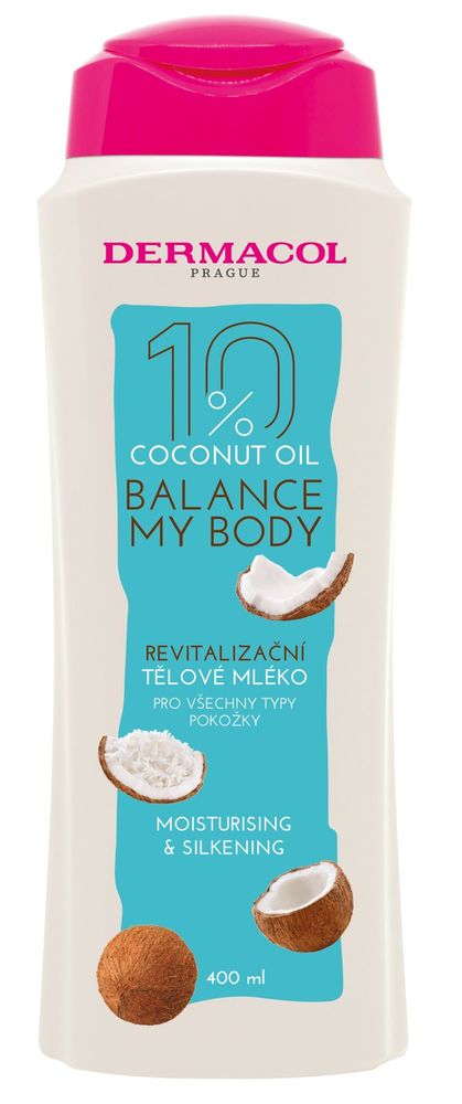 Levně Dermacol Coconut oil revitalizační tělové mléko 400 ml