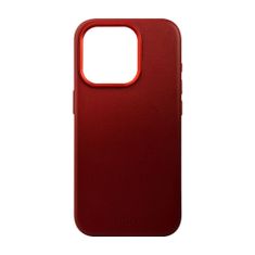 FIXED Kožený zadní kryt MagLeather s podporou MagSafe pro Samsung Galaxy S24 Ultra, červený