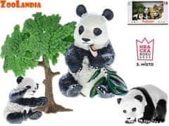 Mikro Trading Zoolandia - Panda s mláďaty a doplňky 