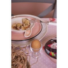 Clayre & Eef Skleněný stojánek na vejce