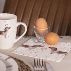Clayre & Eef Skleněný stojánek na vejce