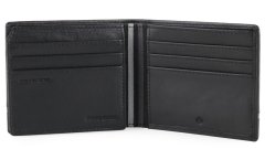 Samsonite Pánská kožená peněženka Flagged 2.0 049 černá