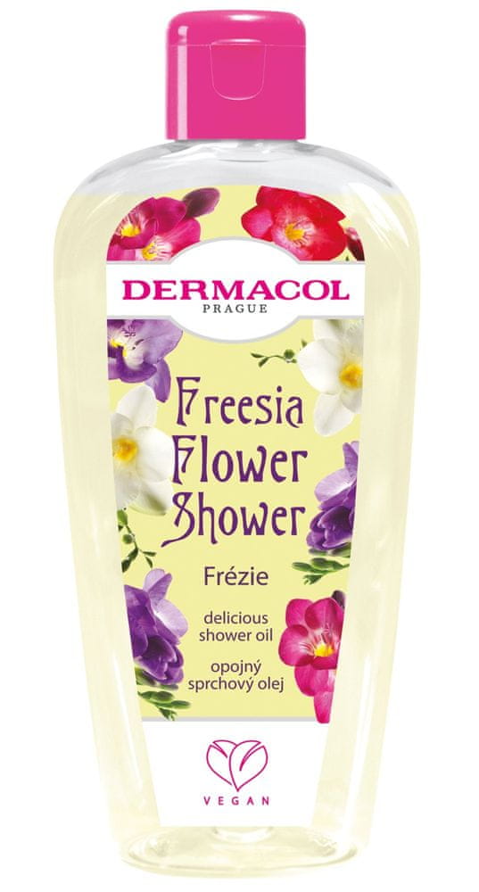 Dermacol Flower shower opojný sprchový olej Frézie 200 ml