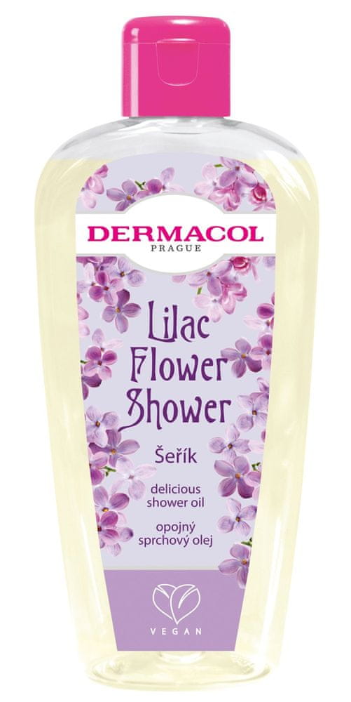 Dermacol Flower shower opojný sprchový olej Šeřík 200 ml