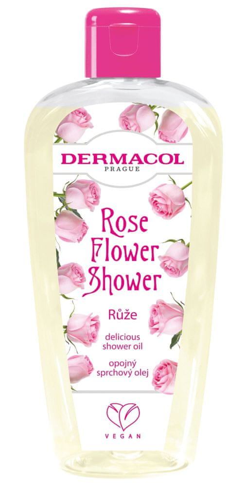 Levně Dermacol Flower shower opojný sprchový olej Růže 200 ml