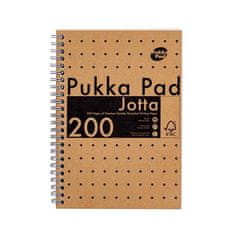 Pukka Pad Spirálový sešit "Jotta Kraft", A5, linkovaný, 100 listů, 9567-KRA