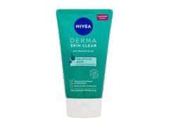Nivea 150ml derma skin clear anti-blemish scrub, peeling