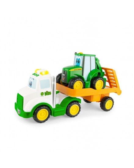 John Deere - Traktor Johny s tahačem