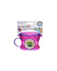 Munchkin - Svačinový hrneček Click Lock - Růžová