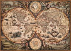 Heye Puzzle Stará mapa světa 2000 dílků