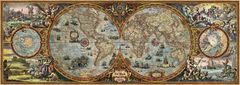 Heye Panoramatické puzzle Mapa světa (polokoule) 6000 dílků