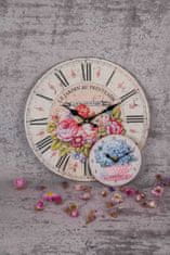 Isabelle Rose Dřevěné nástěnné hodiny Timeless Spring 29 cm