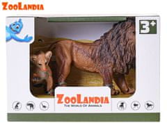Mikro Trading Zoolandia - Lev s mládětem 8,5 - 13 cm 