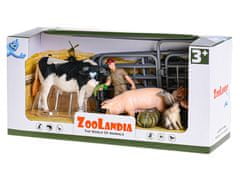 Mikro Trading Zoolandia - Býk se zvířátky z farmy a doplňky 