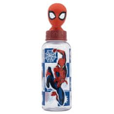 Grooters Cestovní láhev s figurkou Spiderman - Midnight Flyer