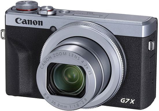 Canon PowerShot G7 X Mark III, stříbrná (3638C002)