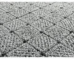 Vopi Kusový koberec Udinese šedý čtverec 60x60