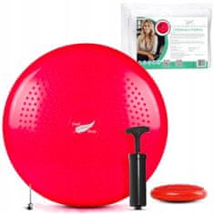 Medi Sleep Senzorický polštář červený na cvičení s pumpičkou