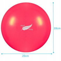 Medi Sleep Malý míč na cvičení pilates 20 cm, červený