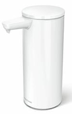 Simplehuman Bezdotykový dávkovač mýdla – 266 ml, bílá ocel, dobíjecí