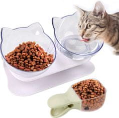 Sada misek pro kočky, ergonomická Miska pro kočky proti zvracení a refluxu | PURRPOT